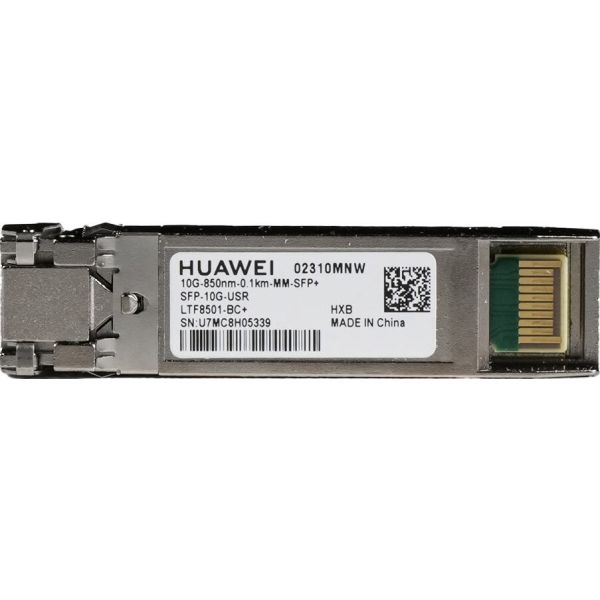 HUAWEI eKit SFP-10G-USR netwerk transceiver module Vezel-optiek 10000 Mbit/s SFP+ 850 nm (SFP-10G-USR) HUAWEI eKit SFP-10G-USR netwerk transceiver module Vezel-optiek 10000 Mbit/s SFP+ 850 nm (SFP-10G-USR)