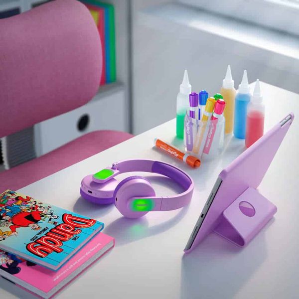 Philips TAK4206PK/00 hoofdtelefoon/headset Bedraad en draadloos Hoofdband Oproepen/muziek USB Type-C Bluetooth Roze (TAK4206PK/00)