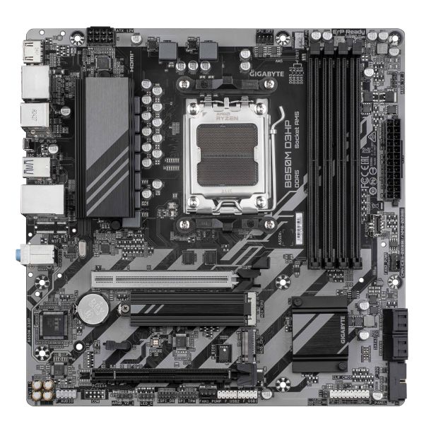 GIGABYTE B850M D3HP moederbord AMD B850 Socket AM5 micro ATX (B850M D3HP)