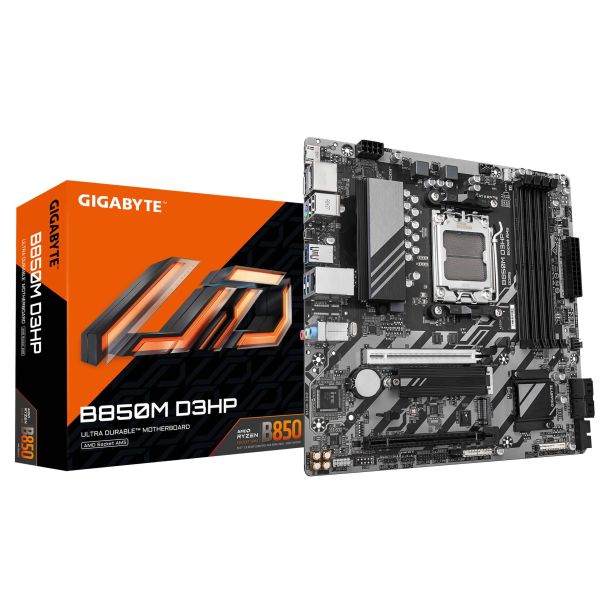 GIGABYTE B850M D3HP moederbord AMD B850 Socket AM5 micro ATX (B850M D3HP)