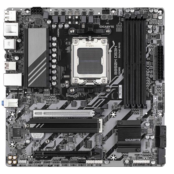GIGABYTE B850M DS3H moederbord AMD B850 Socket AM5 micro ATX (B850M DS3H)
