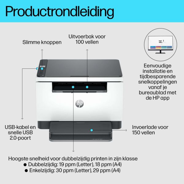 HP LaserJet MFP M234d printer (8J9K4F)