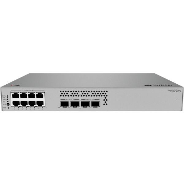 HUAWEI eKit S220S Series S220S-8P4JX Managed L2 Gigabit Ethernet (10/100/1000) Power over Ethernet (PoE) 1U Grijs (98012473)