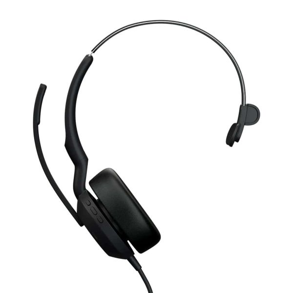 Jabra Evolve2 50 Headset Bedraad Hoofdband Kantoor/callcenter USB Type-C / USB Type-A Bluetooth Zwart (25089-899-799)