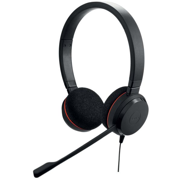Jabra Evolve 20 Headset Bedraad Hoofdband Kantoor/callcenter USB Type-C / USB Type-A Zwart (4999-829-269)