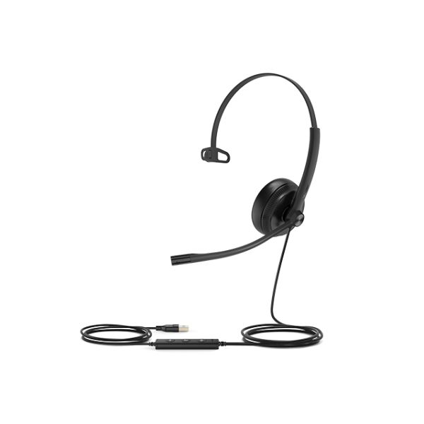 Yealink UH34 SE Mono Headset Bedraad Hoofdband Kantoor/callcenter Zwart (1308032)