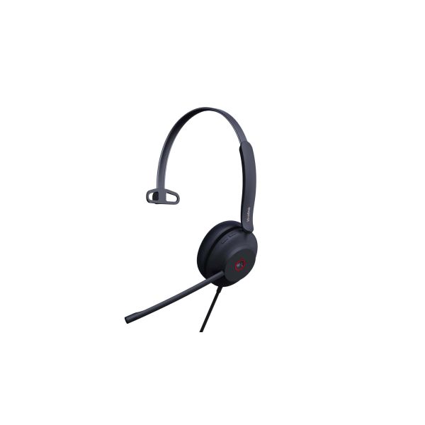 Yealink UH37 Mono UC Headset Bedraad Hoofdband Kantoor/callcenter USB Type-A Zwart (1308108)