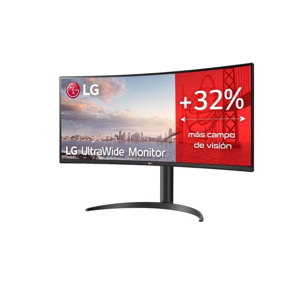 LG 34WP75CP-B computer monitor 86,4 cm (34") 3440 x 1440 Pixels Wide Quad HD LCD Zwart (34WP75CP-B.AEU)