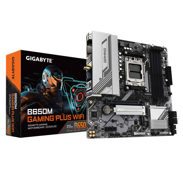GIGABYTE B650M GAMING PLUS WIFI AMD B650 Socket AM5 micro ATX (B650M GAMING PLUS WF)