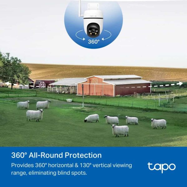 TP-Link TAPO C501GW bewakingscamera Torentje CCTV-bewakingscamera Buiten 1920 x 1080 Pixels Muur (TAPO C501GW)
