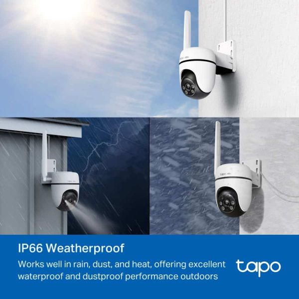 TP-Link TAPO C501GW bewakingscamera Turret IP-beveiligingscamera Buiten 1920 x 1080 Pixels Muur (TAPO C501GW)