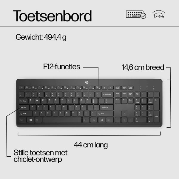 HP 230 draadloos toetsenbord (3L1E7AA)