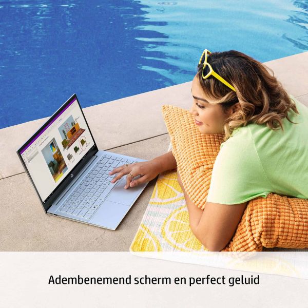 HP Pavilion 14-ec1420nd AMD Ryzen™ 7 5825U Laptop 35,6 cm (14") Full HD 8 GB DDR4-SDRAM 512 GB SSD Wi-Fi 5 (802.11ac) Windows 11 Home Zilver (692Z9EA#ABH)