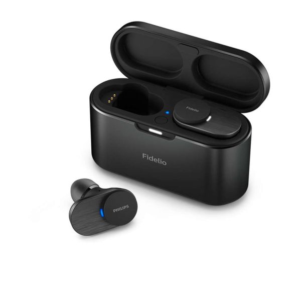 Philips T1BK/00 hoofdtelefoon/headset Hoofdtelefoons True Wireless Stereo (TWS) In-ear Oproepen/muziek USB Type-C Bluetooth Zwart (T1BK/00)