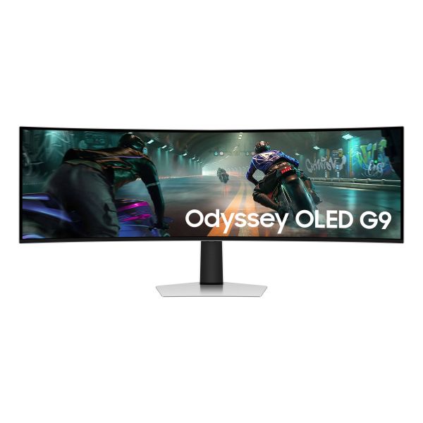 Samsung S49DG910SU computer monitor 124,5 cm (49") 5120 x 1440 Pixels Dual QHD OLED Zilver (LS49DG910SUXEN)