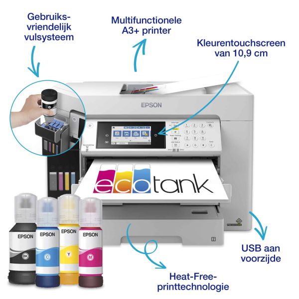 Epson EcoTank Pro ET-16685 Inkjet A3 4800 x 1200 DPI 25 ppm Wifi (C11CH71412) Epson EcoTank Pro ET-16685 Inkjet A3 4800 x 1200 DPI 25 ppm Wifi (C11CH71412)