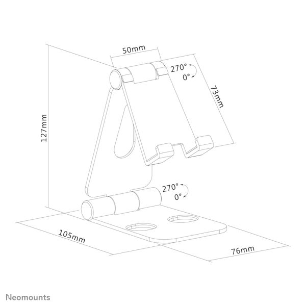 Neomounts opvouwbare telefoon stand (DS10-160SL1)