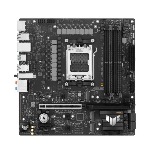 ASUS TUF GAMING B850M-PLUS WIFI AMD B850 Socket AM5 micro ATX (90MB1IY0-M0EAY0) ASUS TUF GAMING B850M-PLUS WIFI AMD B850 Socket AM5 micro ATX (90MB1IY0-M0EAY0)