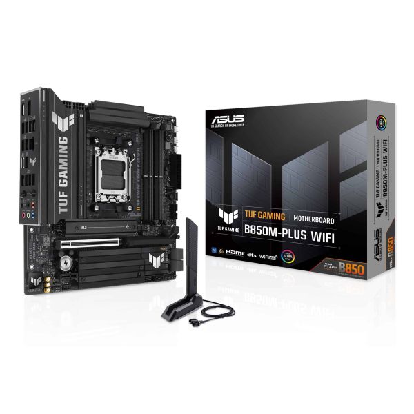 ASUS TUF GAMING B850M-PLUS WIFI AMD B850 Socket AM5 micro ATX (90MB1IY0-M0EAY0)