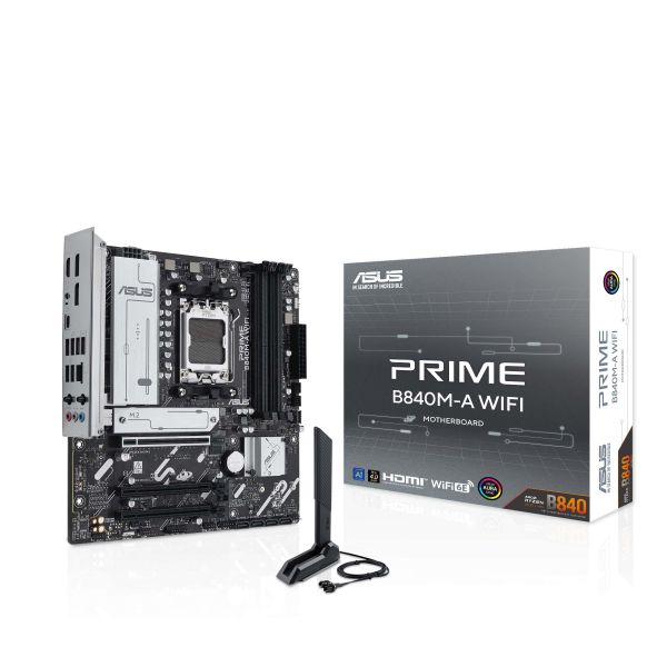 ASUS PRIME B840M-A WIFI AMD B840 Socket AM5 micro ATX (90MB1J20-M0EAY0)