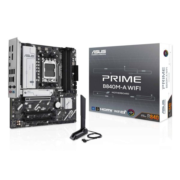 ASUS PRIME B840M-A WIFI AMD B840 Socket AM5 micro ATX (90MB1J20-M0EAY0)