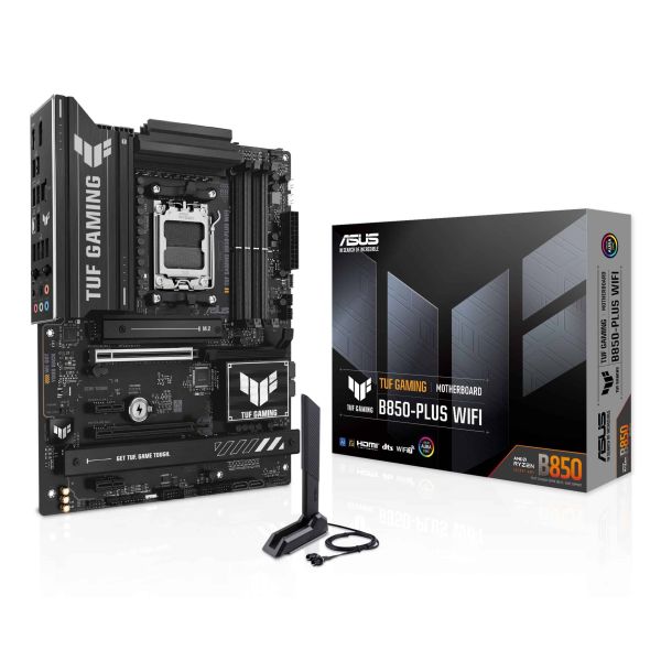 ASUS TUF GAMING B850-PLUS WIFI AMD B850 Socket AM5 ATX (90MB1J30-M0EAY0)