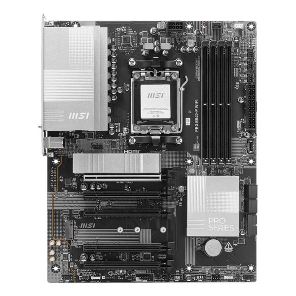 MSI PRO B840-P WIFI moederbord AMD B840 Socket AM5 ATX (7E57-001R)