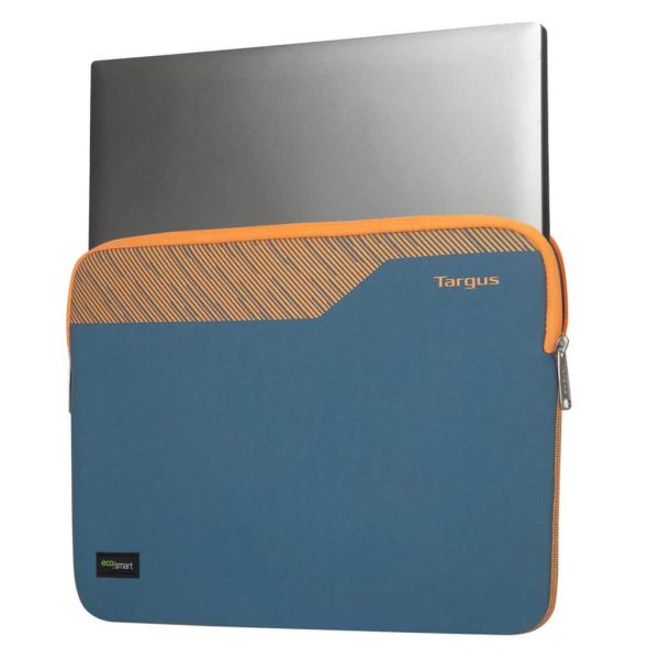 Targus Pulse II EcoSmart 35,6 cm (14") Opbergmap/sleeve Blauw, Oranje (TBS97002GL)