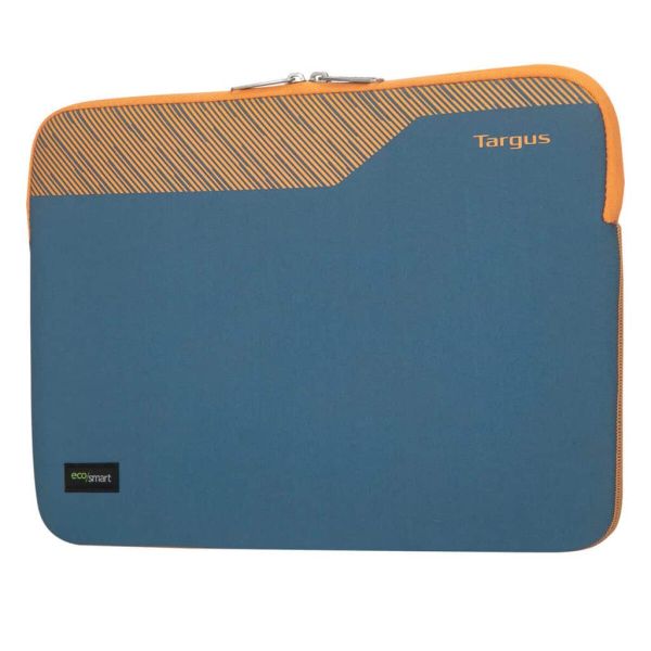 Targus Pulse II EcoSmart 35,6 cm (14") Opbergmap/sleeve Blauw, Oranje (TBS97002GL)