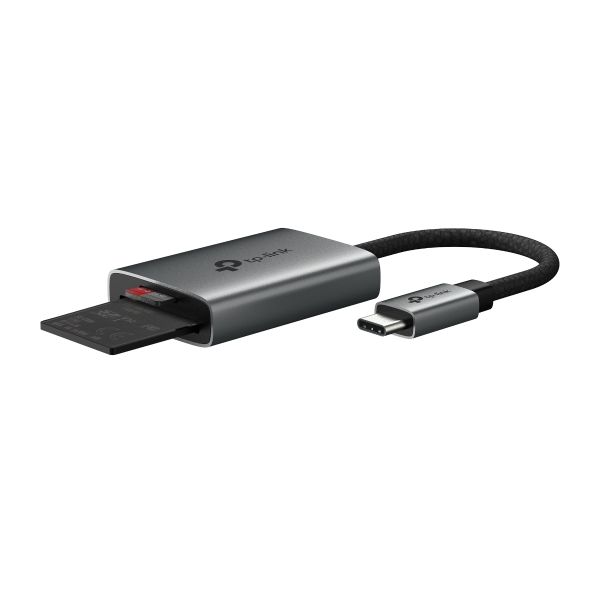 TP-Link UA430C geheugenkaartlezer USB 3.2 Gen 1 (3.1 Gen 1) Type-C Grijs (UA430C)