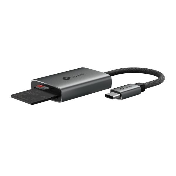 TP-Link UA440C geheugenkaartlezer USB 3.2 Gen 1 (3.1 Gen 1) Type-C Grijs (UA440C)