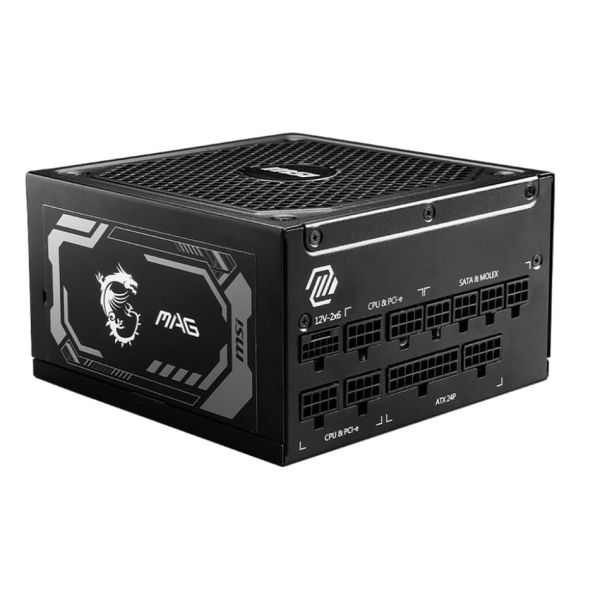 MSI MAG A1250GL PCIE5 power supply unit 1250 W 24-pin ATX 1U Zwart (MAG A1250GL PCIE5) MSI MAG A1250GL PCIE5 power supply unit 1250 W 24-pin ATX 1U Zwart (MAG A1250GL PCIE5)