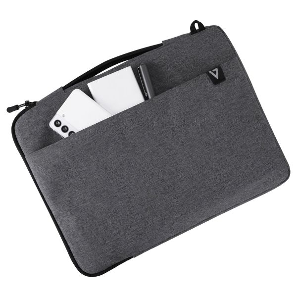 V7 CSE14-ECO laptoptas 35,6 cm (14") Opbergmap/sleeve Grijs (CSE14-ECO)
