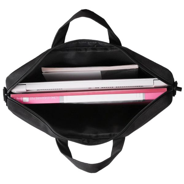 V7 CTK16-BLK laptoptas 39,6 cm (15.6") Aktetas Zwart (CTK16-BLK)