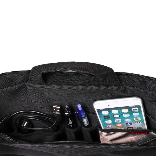 V7 CTK16-BLK laptoptas 39,6 cm (15.6") Aktetas Zwart (CTK16-BLK)