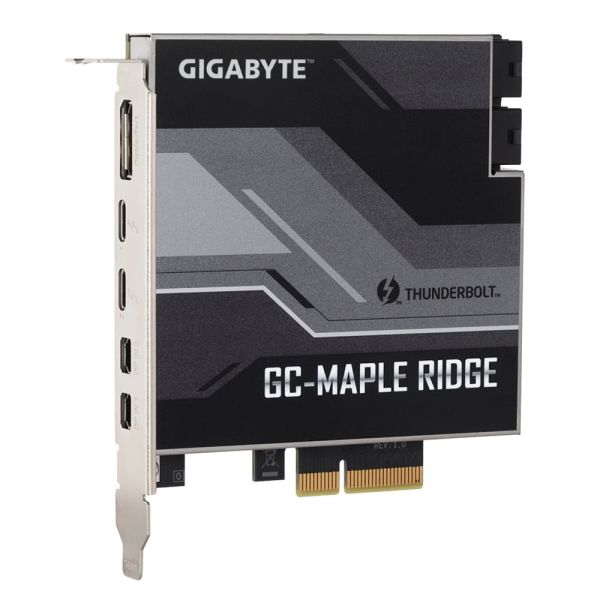 GIGABYTE GC-MAPLE RIDGE interfacekaart/-adapter Intern DisplayPort, Mini DisplayPort, Thunderbolt 4, USB 3.2 Gen 2 (3.1 Gen 2) (GC-MAPLE RIDGE)