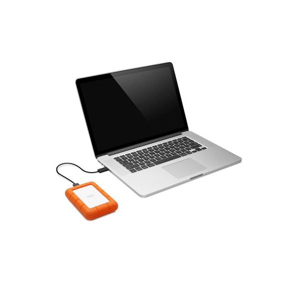 LaCie Rugged Mini externe harde schijf 1000 GB Oranje, Zilver (301558)
