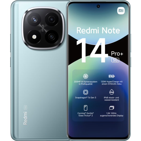 Xiaomi Redmi Note 14 Pro+ 256GB 8RAM 5G EU blue (MZB0IJAEU)