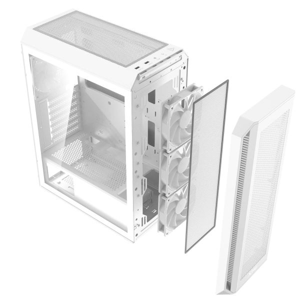 XPG VALOR AIR PLUS Midi Tower Wit (75261538)