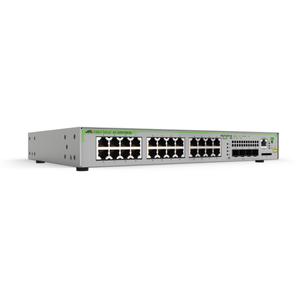 Allied Telesis 8x 10/100/1000T 2x 100/1000X SFP 2x 1/10G SFP+ Industrial Ethernet Layer 3 Switch PoE++ Support (990-007966-80)