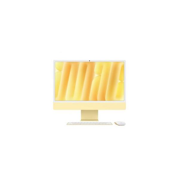 Apple iMac Gelb CZ1EK-01100110 - 61cm(24‘‘) M4 10-Core CPU, 10-Core GPU, 24GB RAM, 512GB SSD, Nanotexturglas, Magic Keyboard TID (CZ1EK-01100110)
