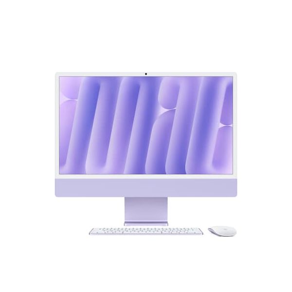 Apple iMac Violett CZ1ET-01200000 - 61cm(24‘‘) M4 10-Core CPU, 10-Core GPU, 24GB RAM, 1TB SSD, Standardglas, Magic Keyboard TID (CZ1ET-01200000)