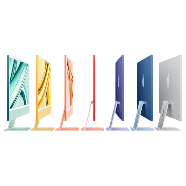 Apple iMac Orange CZ1EV-00100000 - 61cm (24‘‘) M4 10-Core CPU, 10-Core GPU, 16GB RAM, 512GB SSD, Standardglas, Magic Keyboard TI (CZ1EV-00100000)