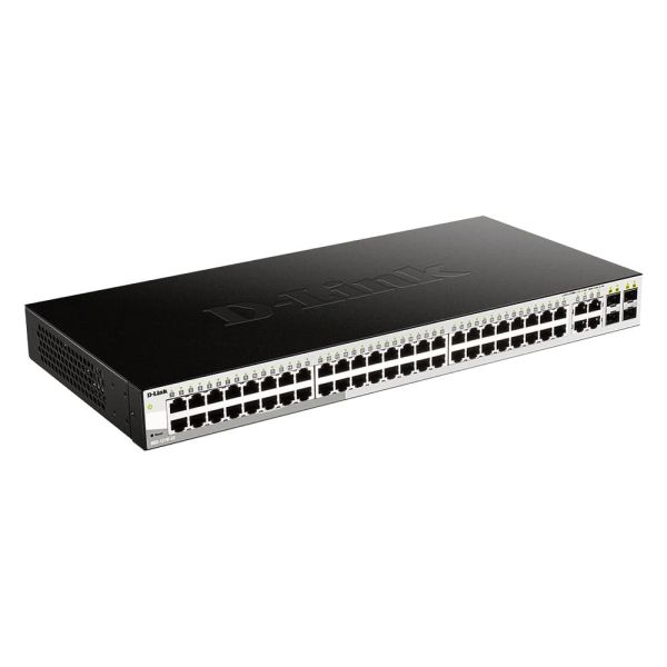 D-Link DGS-1210-52 netwerk-switch Managed L2 Gigabit Ethernet (10/100/1000) 1U Zwart (DGS-1210-52)