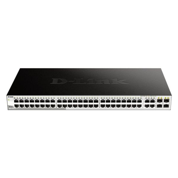 D-Link DGS-1210-52 netwerk-switch Managed L2 Gigabit Ethernet (10/100/1000) 1U Zwart (DGS-1210-52)