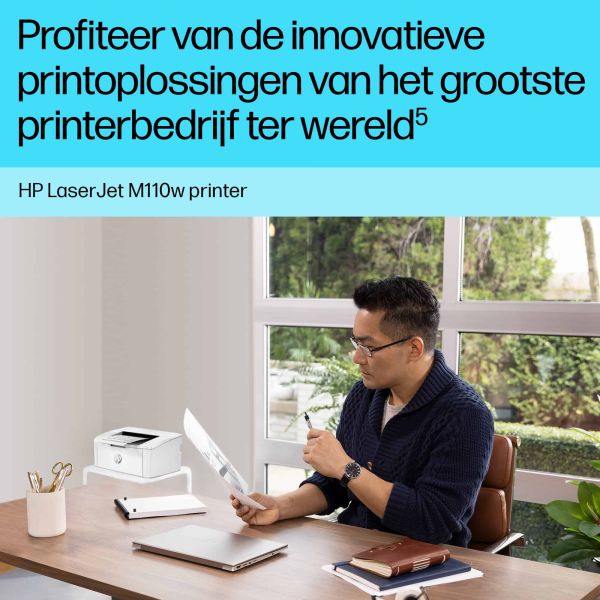 HP LaserJet M110w printer (7MD66F)