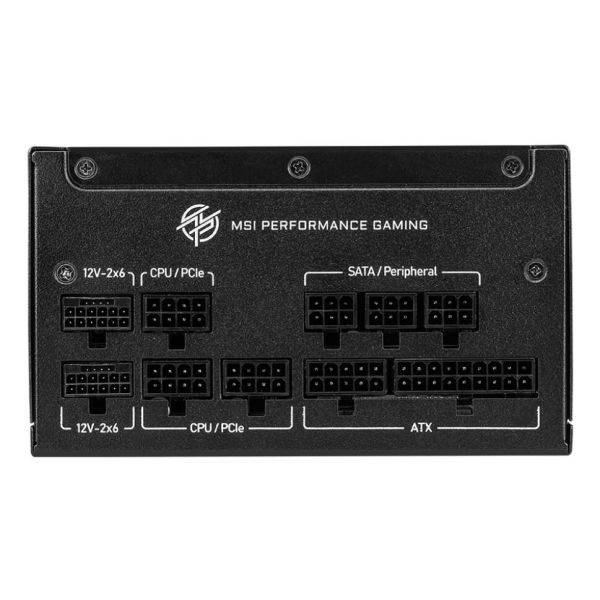 MSI MPG A850GS PCIE5 power supply unit 850 W 24-pin ATX ATX Zwart (MPG A850GS PCIE5)