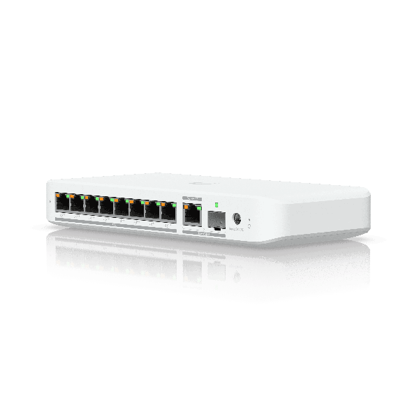Ubiquiti UniFi Switch Flex 2.5G 8-port 2.5 GbE switch no PoE (USW-FLEX-2.5G-8)