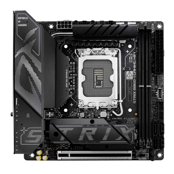 ASUS ROG STRIX B860-I GAMING WIFI Intel B860 LGA 1851 (Socket V1) mini ITX (90MB1JB0-M0EAY0) ASUS ROG STRIX B860-I GAMING WIFI Intel B860 LGA 1851 (Socket V1) mini ITX (90MB1JB0-M0EAY0)