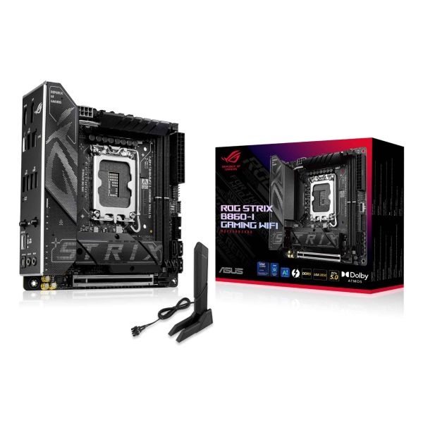 ASUS ROG STRIX B860-I GAMING WIFI Intel B860 LGA 1851 (Socket V1) mini ITX (90MB1JB0-M0EAY0)